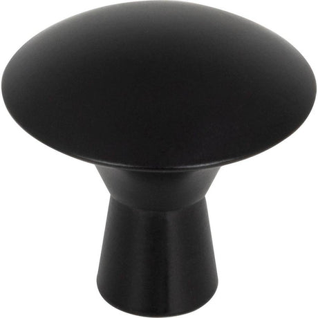 Elements 988MB matte black cabinet knob