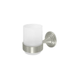 Deltana 98C2013 Classic Glass Tumbler with Toothbrush Holder