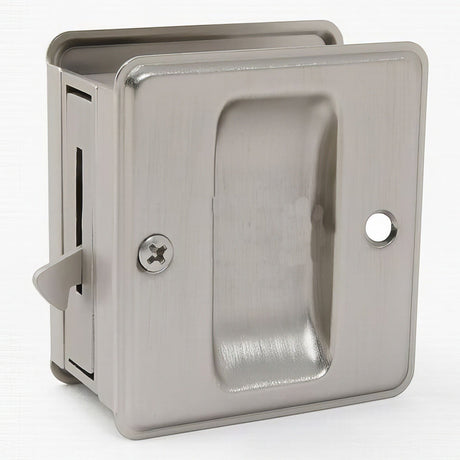 Ives 990A26D satin chrome sliding door pull
