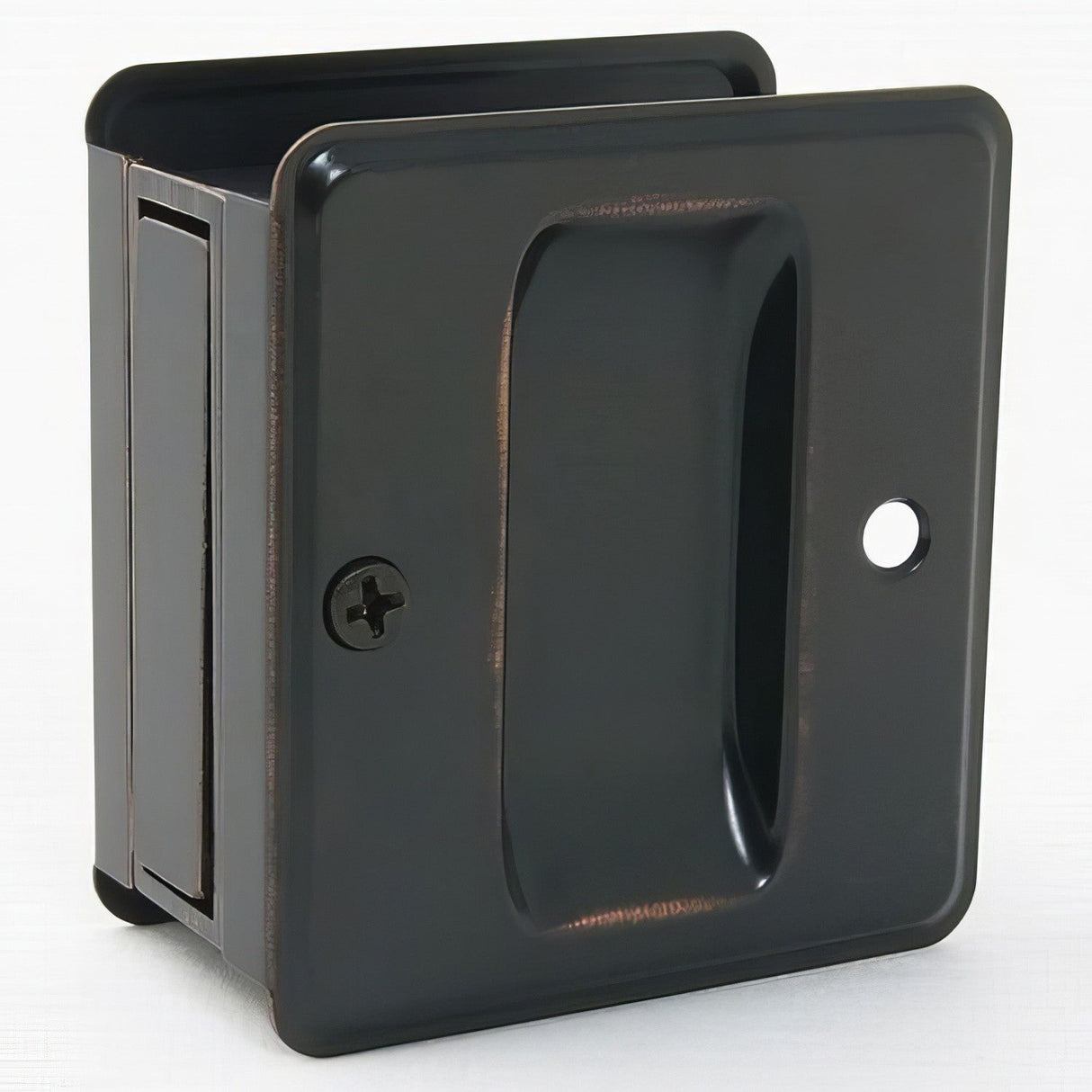 Ives 990A716 aged bronze sliding door pull
