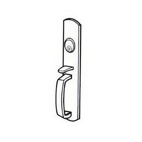 Von Duprin 990TPR10 satin bronze thumbpiece trim