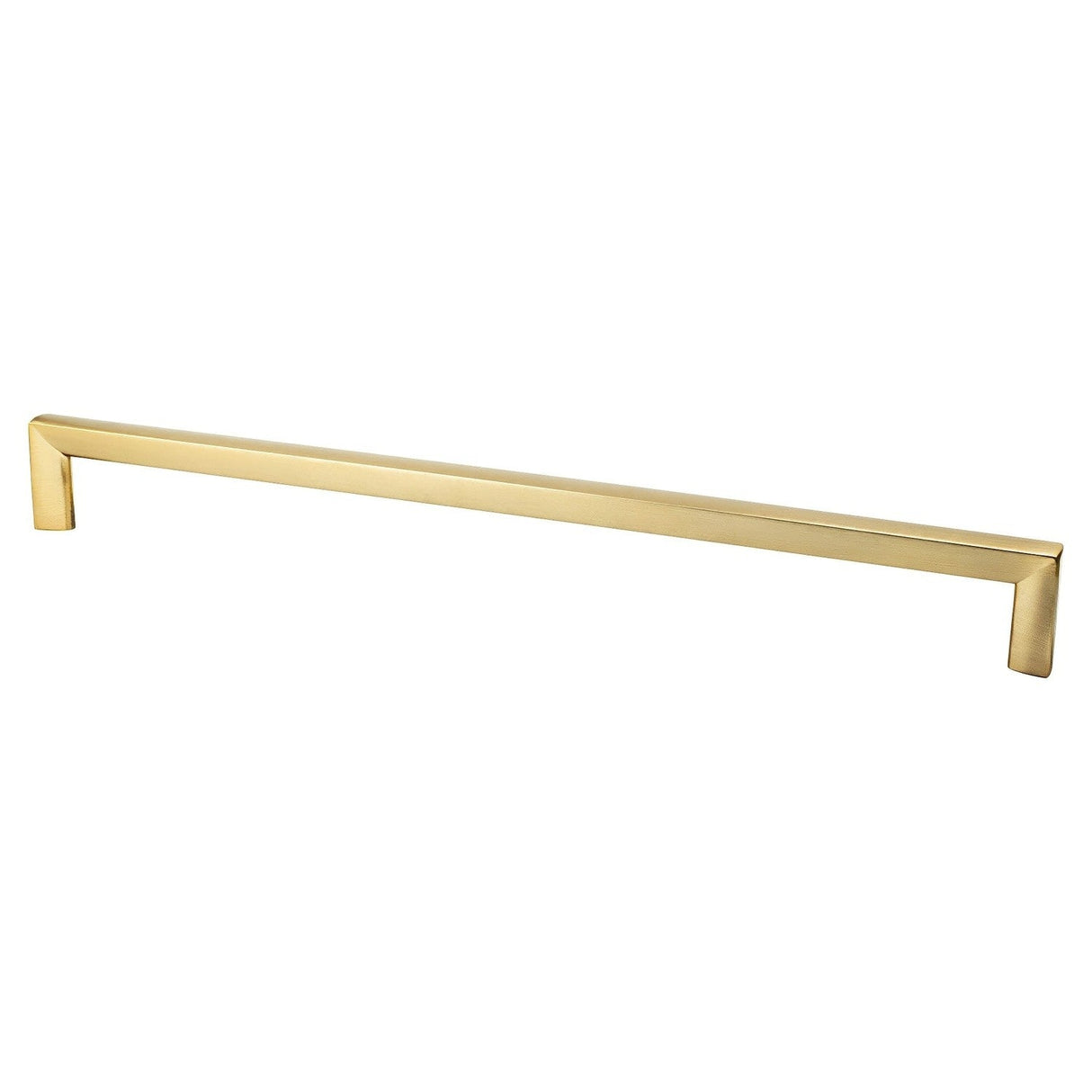Berenson 9912-1MDB-P modern brushed gold square cabinet pull