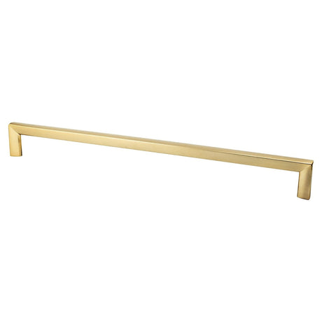 Berenson 9912-1MDB-P modern brushed gold square cabinet pull