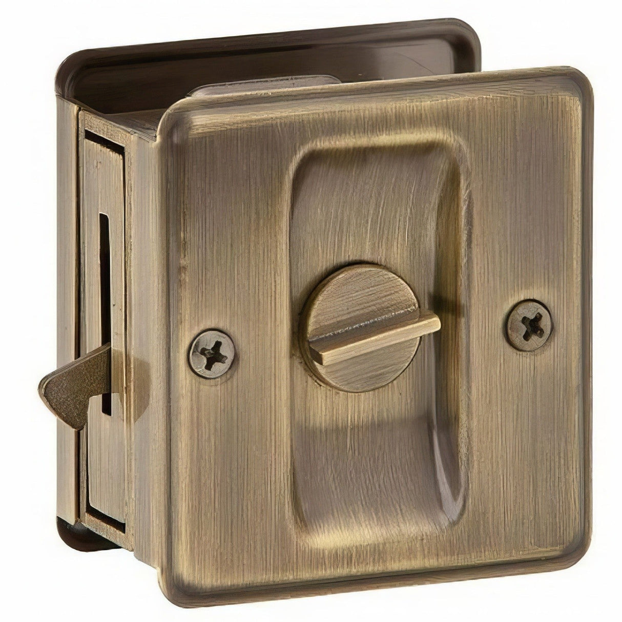 Ives 991A5 antique brass door pull