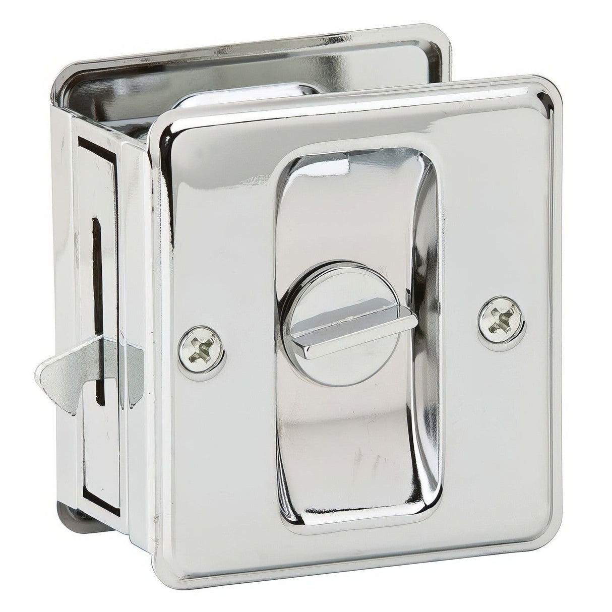 Ives 991B26 polished chrome sliding door lock