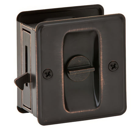 Ives 991B716 aged bronze sliding door lock