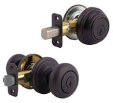 Kwikset 991J-11PS-B Juno single cylinder deadbolt, additional view