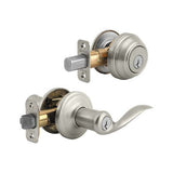 Kwikset 991TNL-3S-B polished brass single cylinder deadbolt