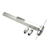 Von Duprin 9927EOF264 polished chrome rod exit device