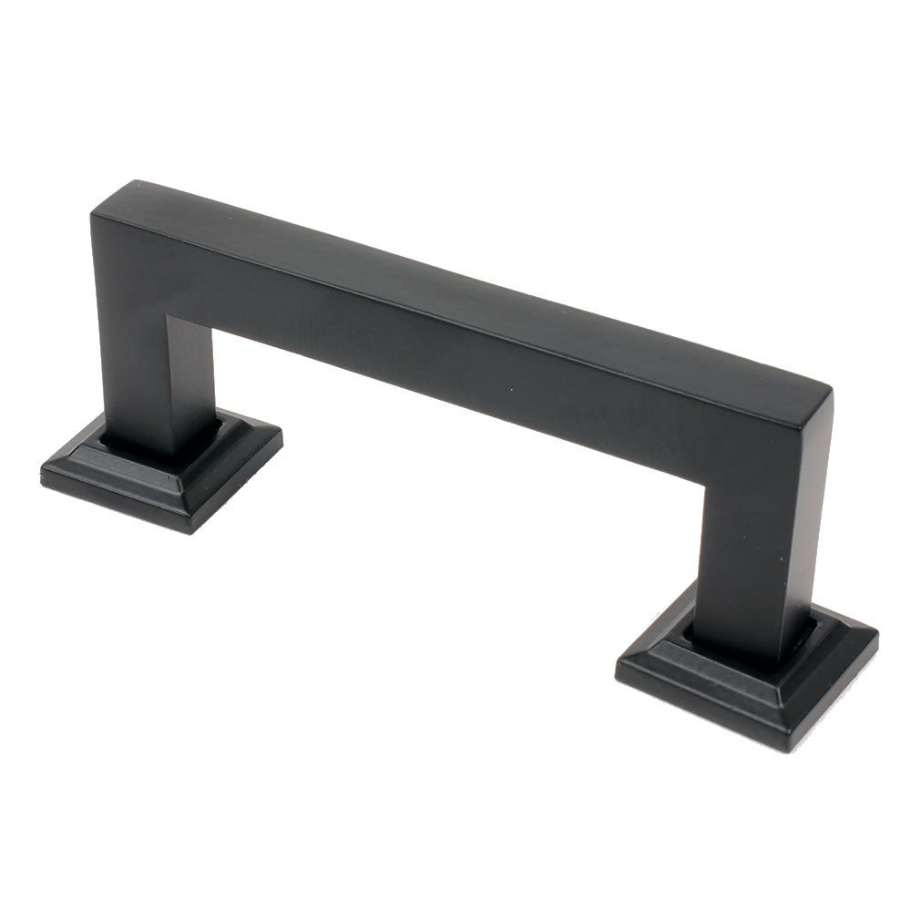 Rusticware 993BLK Cabinet Hardware cabinet pull in satin stainless, additional view