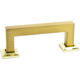 Rusticware 993SB satin brass cabinet pull
