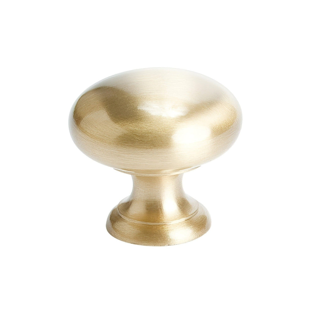 Berenson 9955-1SB-P satin brass round cabinet knob