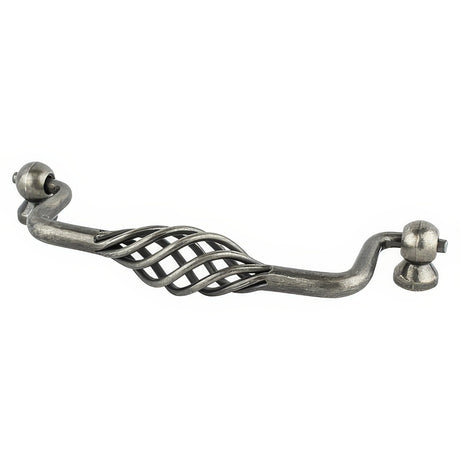 Berenson 9961-2AP-P Provence bail pull in polished brass, additional view
