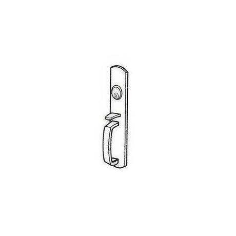 Von Duprin 996LM4RHR satin brass lever trim