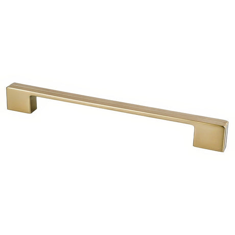 Berenson 9978-1MDB-P modern brushed gold cabinet pull / appliance pull