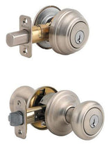 Kwikset 991CN-15S-BBB satin nickel single cylinder deadbolt