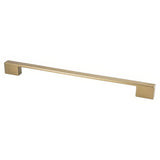 Berenson 9993-1MDB-P modern brushed gold cabinet pull / appliance pull