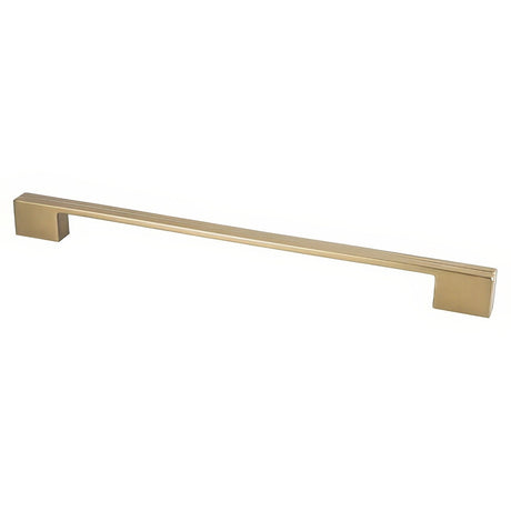 Berenson 9993-1MDB-P modern brushed gold cabinet pull / appliance pull