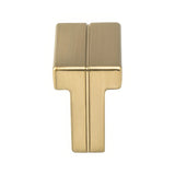 Berenson 9995-1MDB-P modern brushed gold cabinet knob