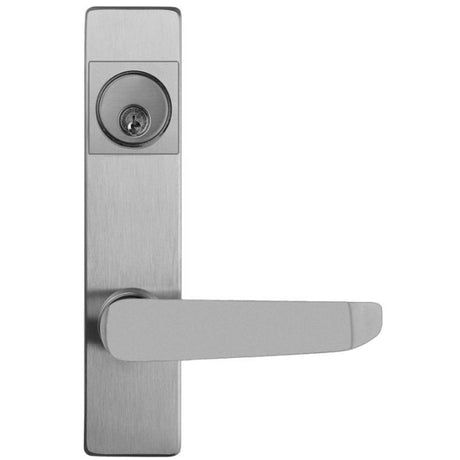 Detex 09BNS689 lacquer sprayed aluminum exit device trim