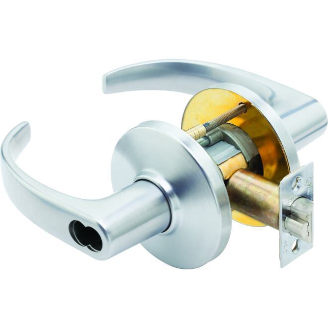 Best 9K37AB14CS3626 satin chrome entry door lever
