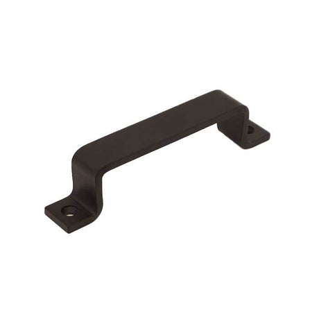 Orca Hardware AH-ANGLEPULL-6.5-BL black barn door pull