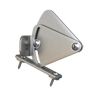 Orca Hardware AH-PRIVLATCH-SS sliding door privacy latch in satin stainless, additional view