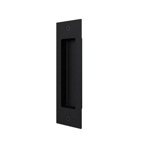Orca Hardware AH-RECPULL-BL-6.5 rectangular door pull in polished brass, additional view