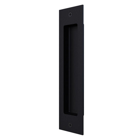 Orca Hardware AH-RECPULL-BL-8 black rectangular door pull
