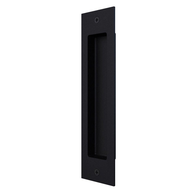 Orca Hardware AH-RECPULL-BL-8 black rectangular door pull
