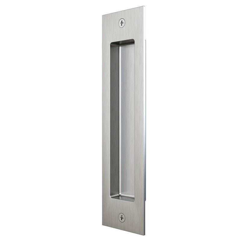 Orca Hardware AH-RECPULL-SS-8 satin stainless steel rectangular door pull