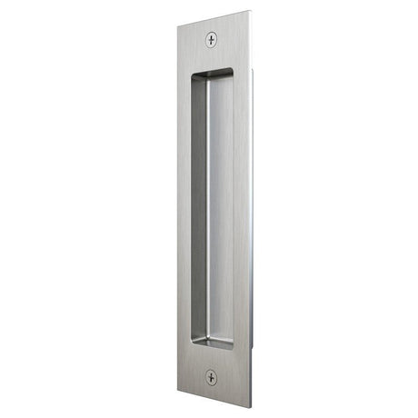 Orca Hardware AH-RECPULL-SS-8 rectangular door pull in satin stainless, additional view