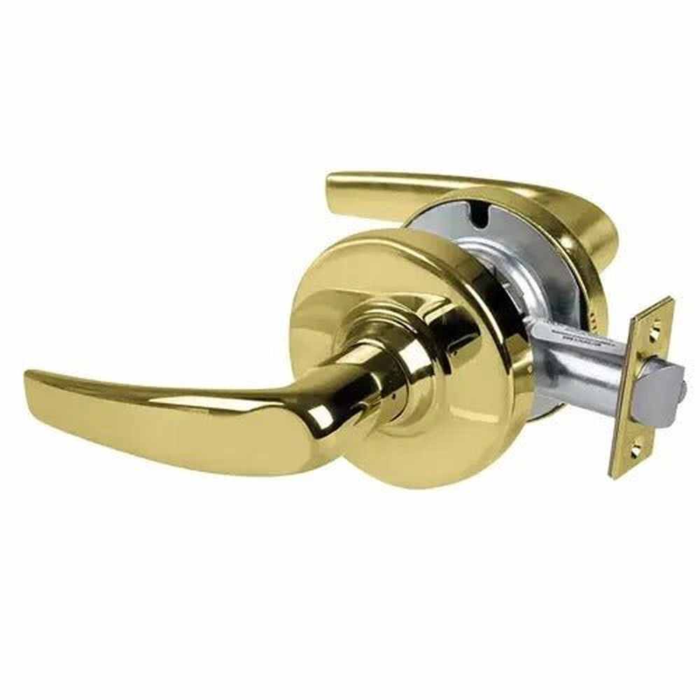 Schlage Commercial ALX10ATH605 bright brass passage door lever