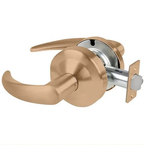 Schlage Commercial ALX10OME612 satin bronze passage door lever