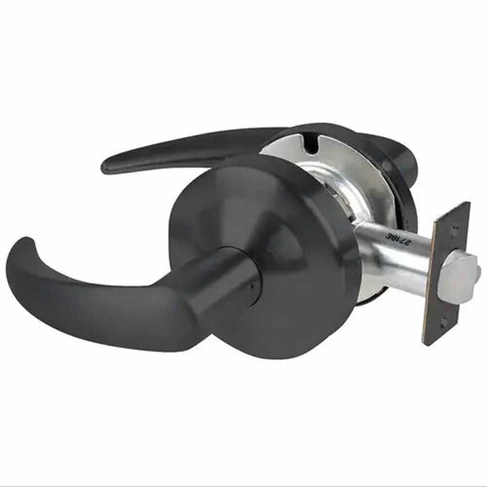 Schlage Commercial ALX10OME622 matte black passage door lever