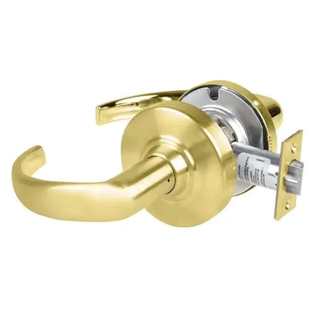 Schlage Commercial ALX10SPA606 satin brass passage door lever