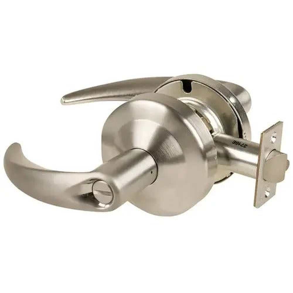 Schlage Commercial ALX44OME619 satin nickel privacy door lever