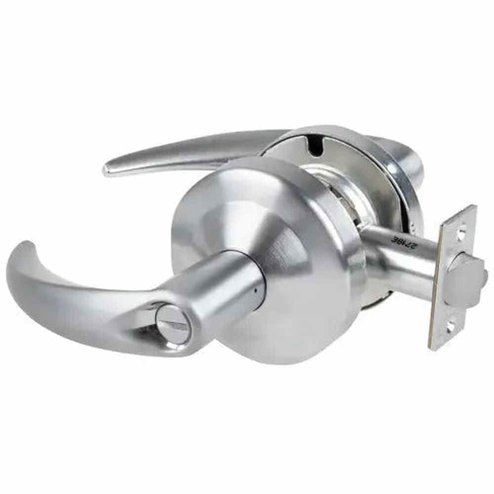 Schlage Commercial ALX44OME626 satin chrome privacy door lever
