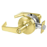 Schlage Commercial ALX44SAT606 satin brass privacy door lever
