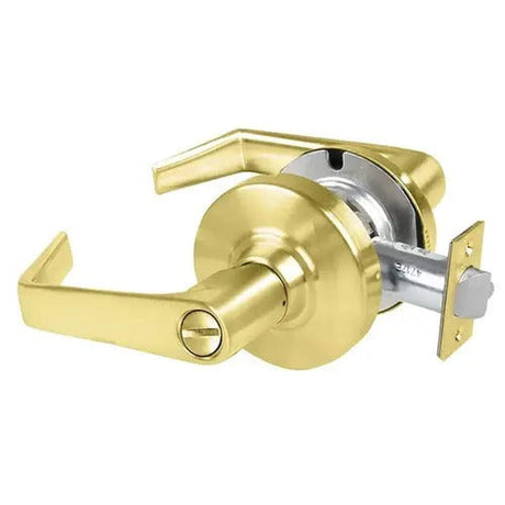 Schlage Commercial ALX44SAT606 satin brass privacy door lever