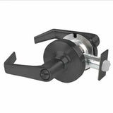 Schlage Commercial ALX44SAT622 matte black privacy door lever