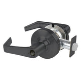Schlage Commercial ALX50LSAT622 matte black keyed entry lever