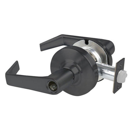 Schlage Commercial ALX50LSAT622 matte black keyed entry lever