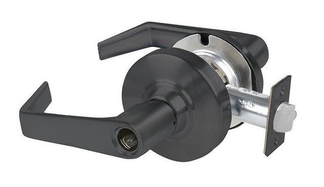 Schlage Commercial ALX50LSAT622 matte black keyed entry lever