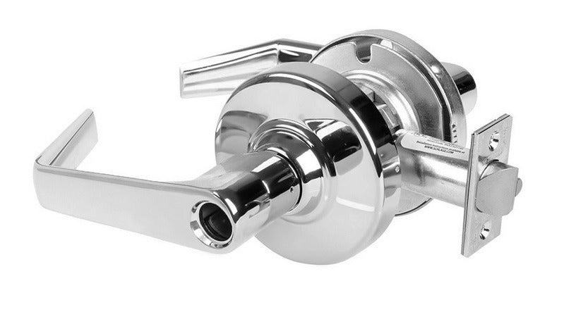 Schlage Commercial ALX50LSAT625 bright chrome keyed entry lever