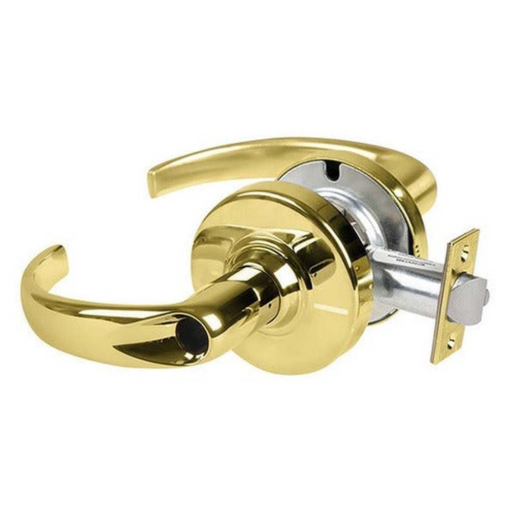 Schlage Commercial ALX50LSPA605 polished brass entrance/office door lever