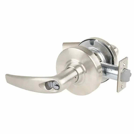 Schlage Commercial ALX53RATH619 satin nickel keyed entry door lever