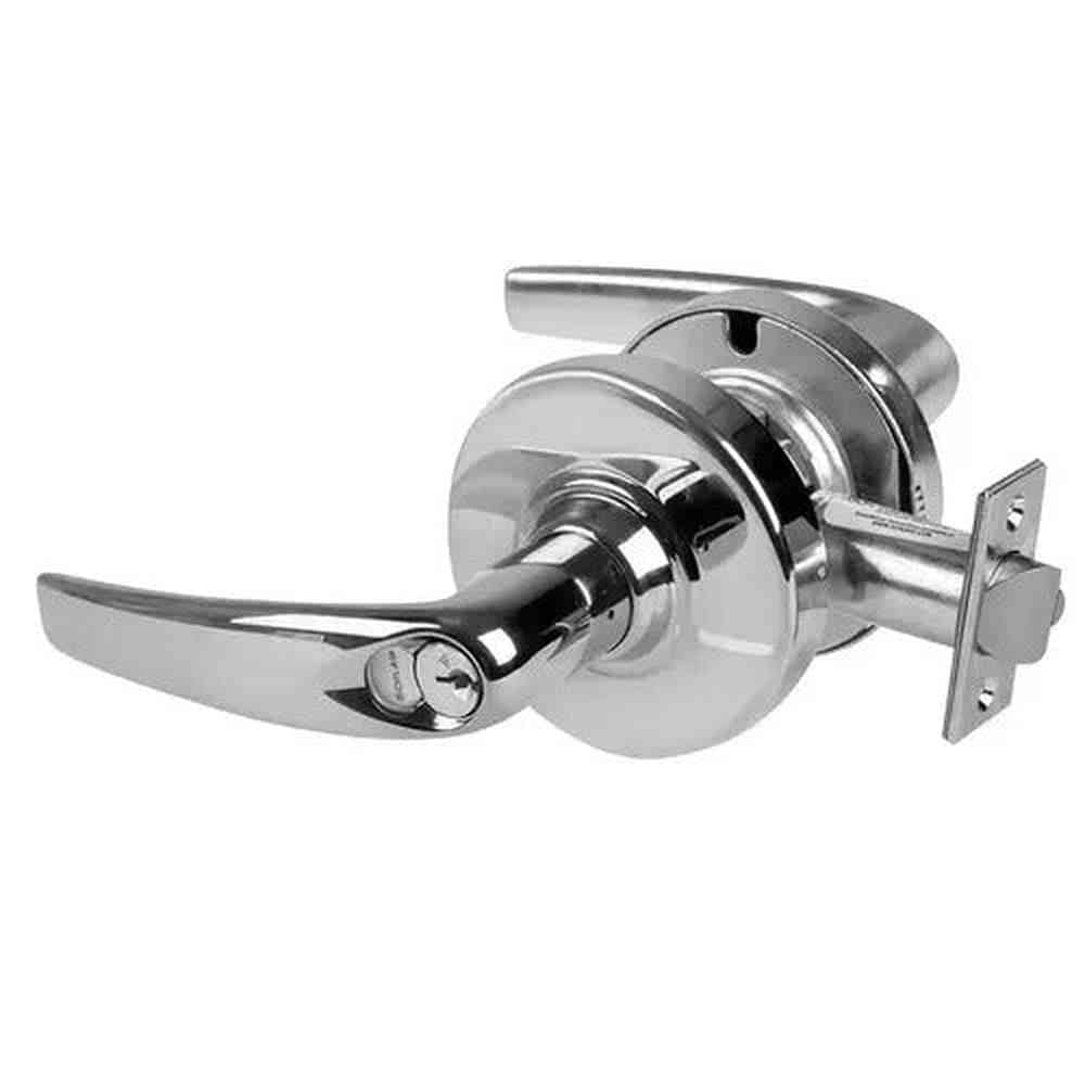 Schlage Commercial ALX53RATH625 bright chrome keyed entry door lever