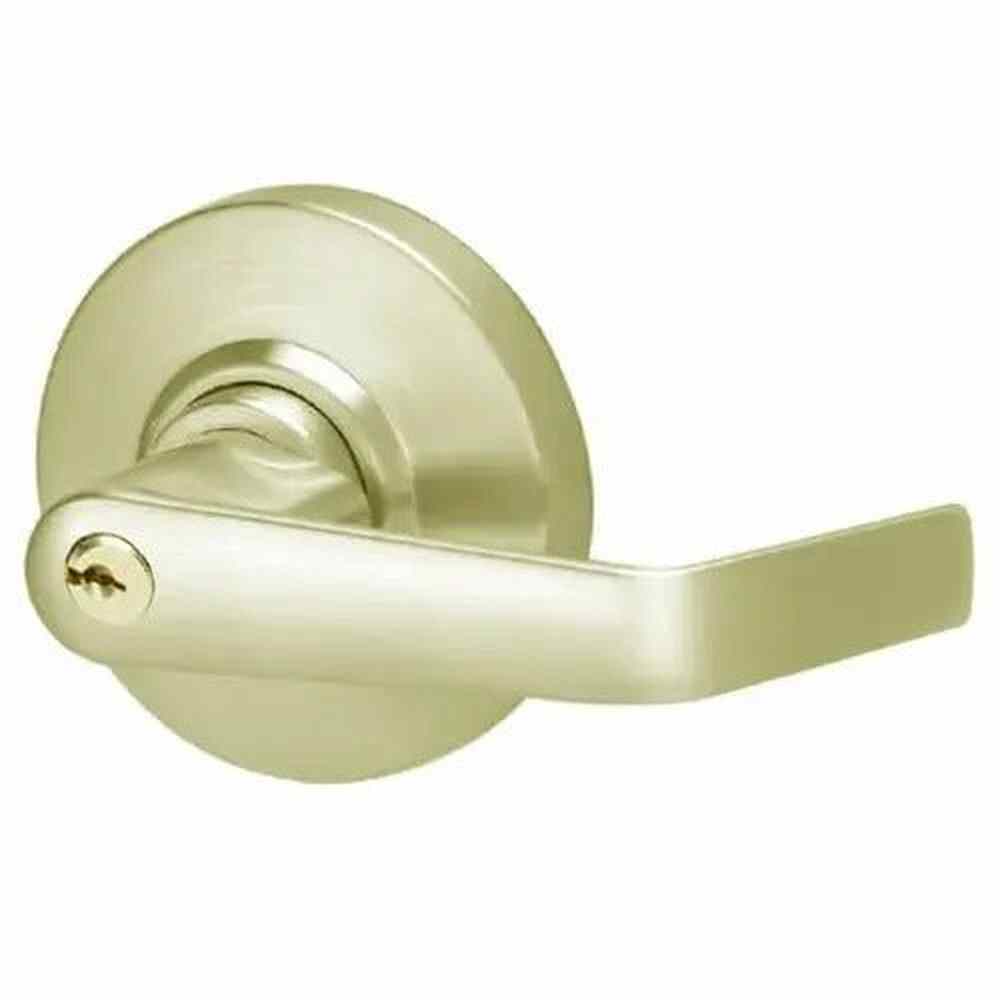 Schlage Commercial ALX70LATH606 satin brass keyed entry lever