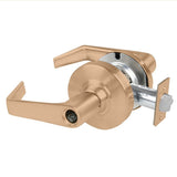 Schlage Commercial ALX70LSAT612 satin bronze keyed entry lever